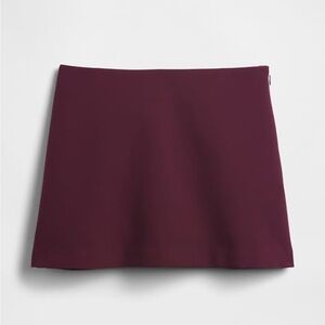 GAP Deep Burgundy Mini Skirt